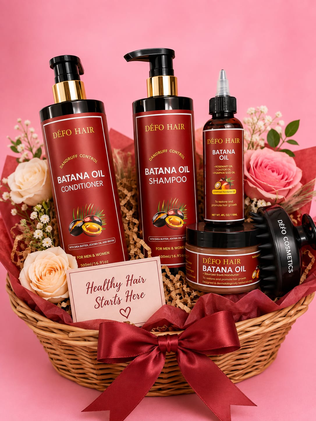 Kits de traitement complets à l'huile de batana