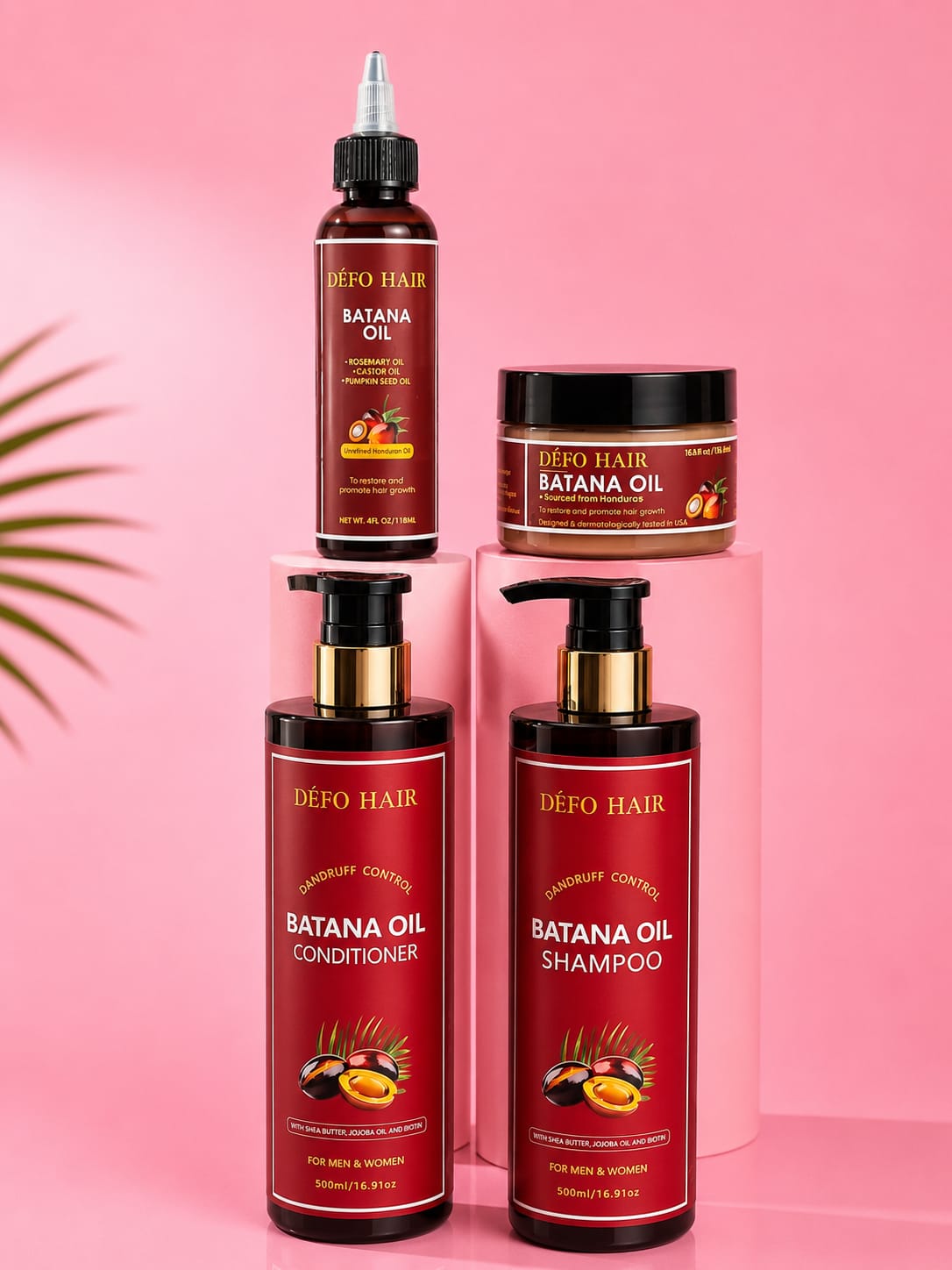 Kits de traitement complets à l'huile de batana