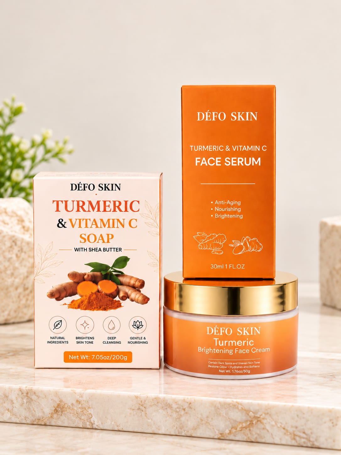 Golden Glow Turmeric Face Bundle