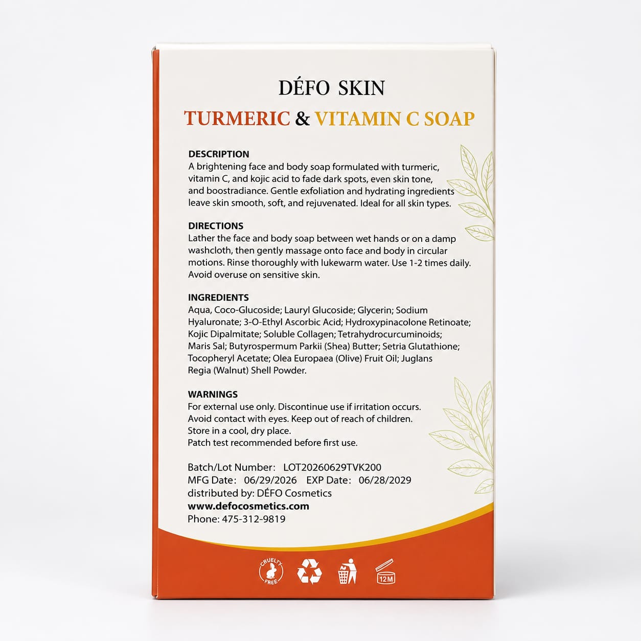 Turmeric +Shea Butter Soap