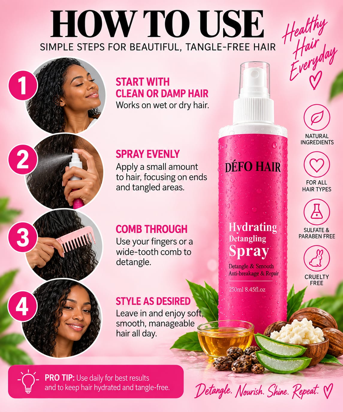 Hydrating - Detangling Spray